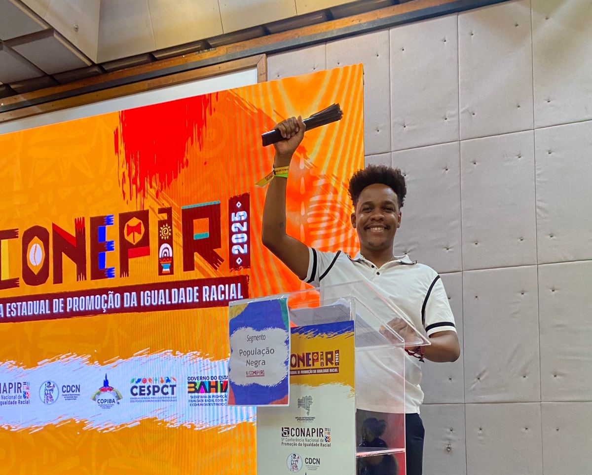 SecretÃ¡rio de Diversidade do Sinttel Bahia Ã© eleito delegado para a ConferÃªncia Nacional de PromoÃ§Ã£o da Igualdade Racial.